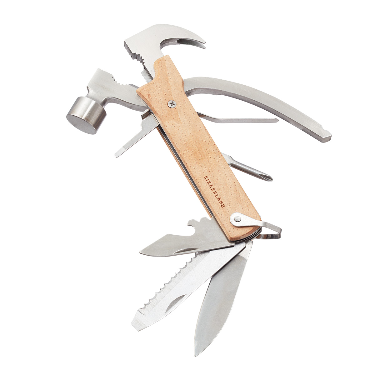 Kikkerland Wood Hammer Multi-Tool | The Container Store