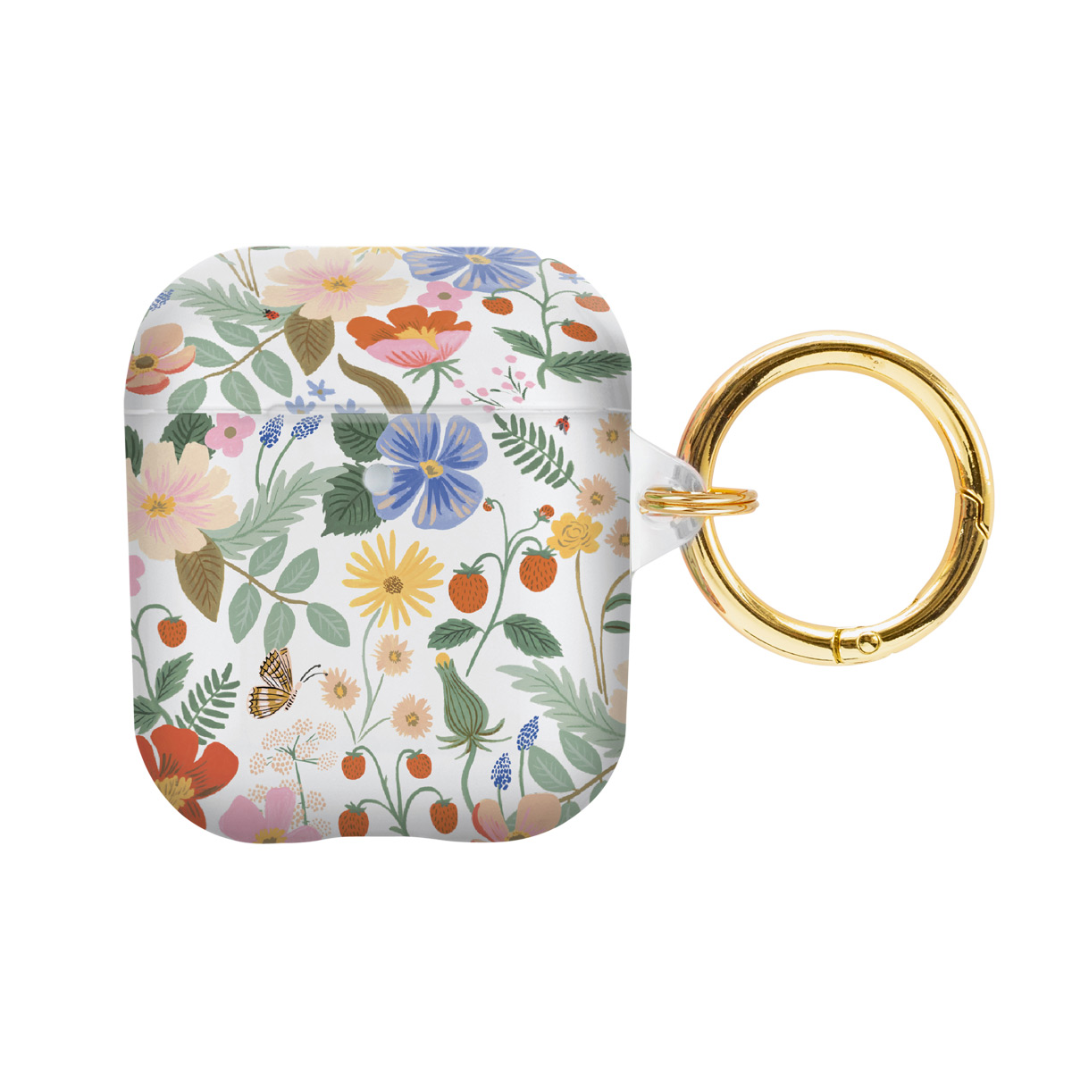 Rifle Paper Co. Strawberry Fields AirPod Case | The Container Store