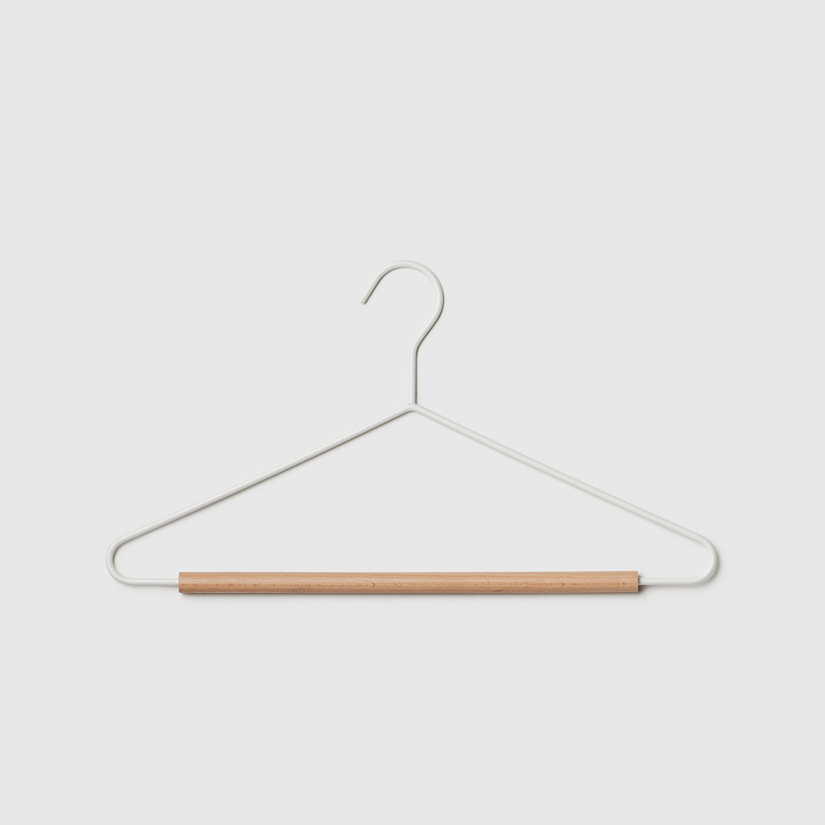 Marie Kondo Cloud White Serene Matte Metal Hangers Case of 20 | The  Container Store