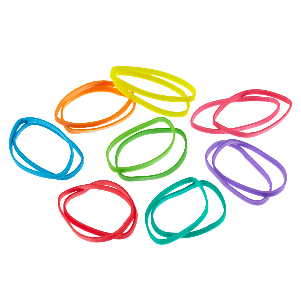 Rainbow Rubber Bands | The Container Store