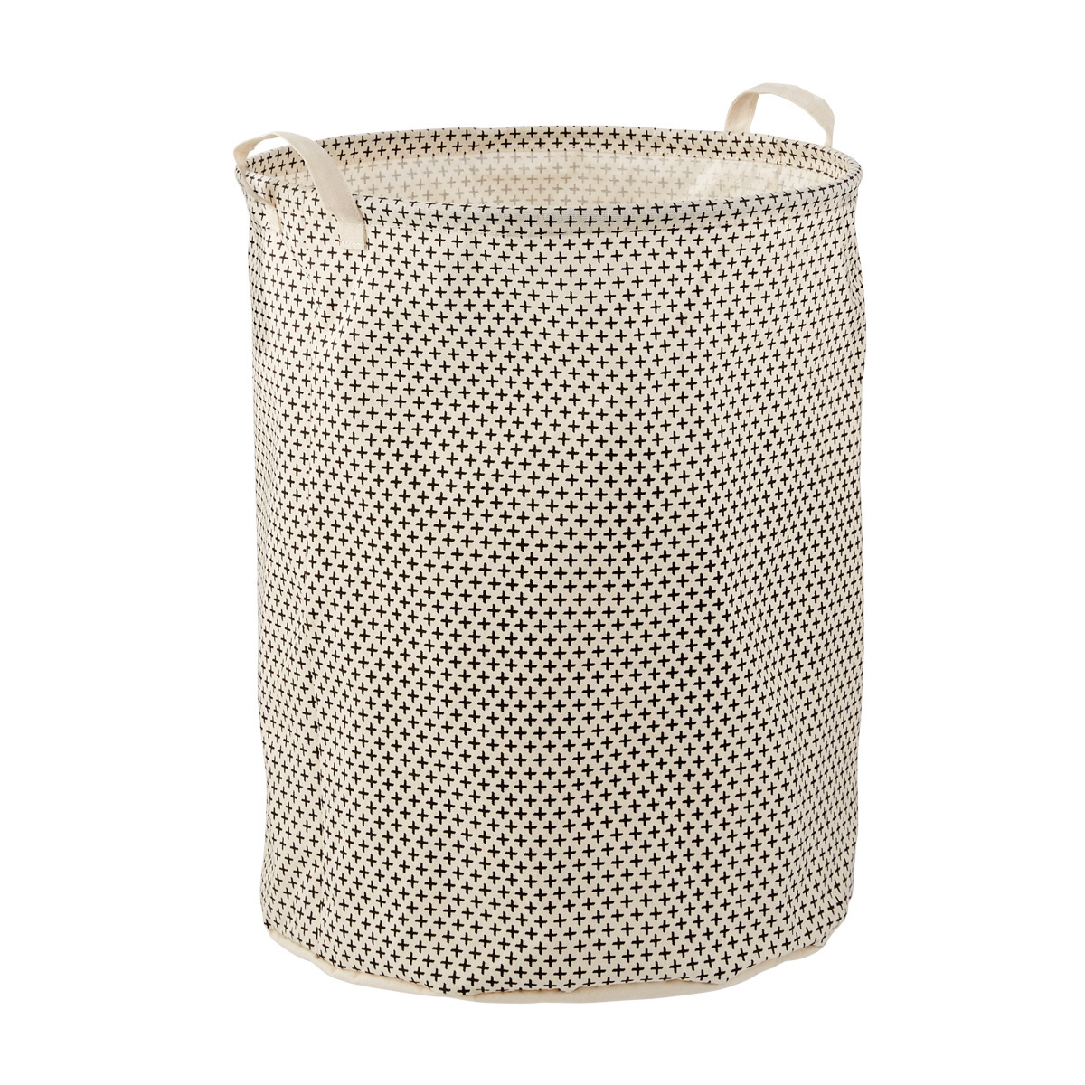 Round Collapsible Crunch Hamper | The Container Store