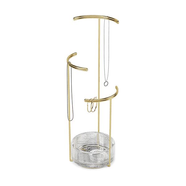 Umbra Tesora Glass Jewelry Stand | The Container Store