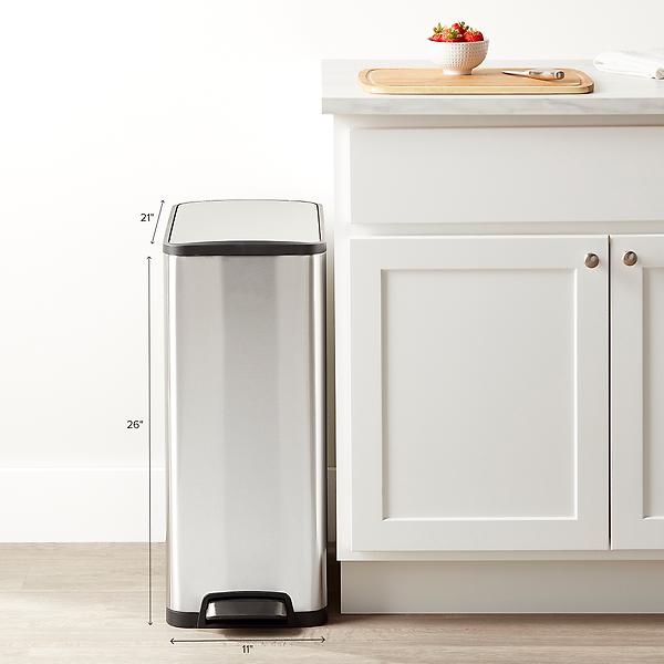 12 gal./45L Slim Step Trash Can | The Container Store
