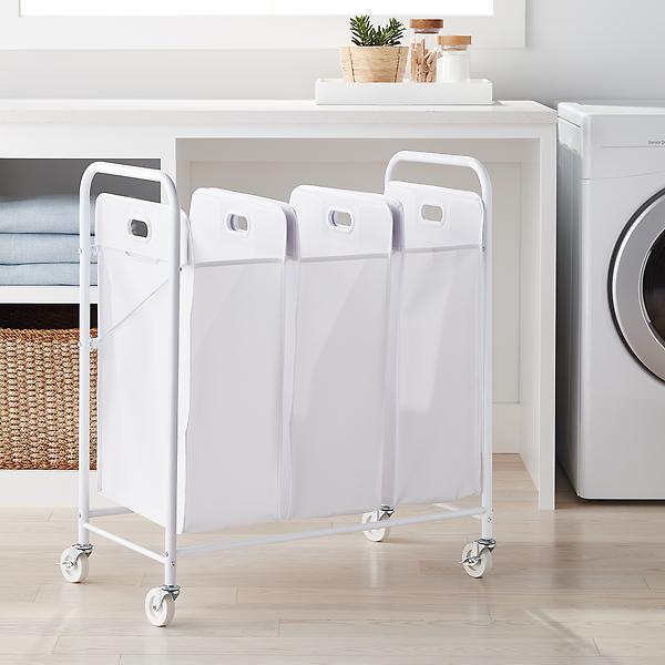 Lift-Off Triple Laundry Sorter | The Container Store