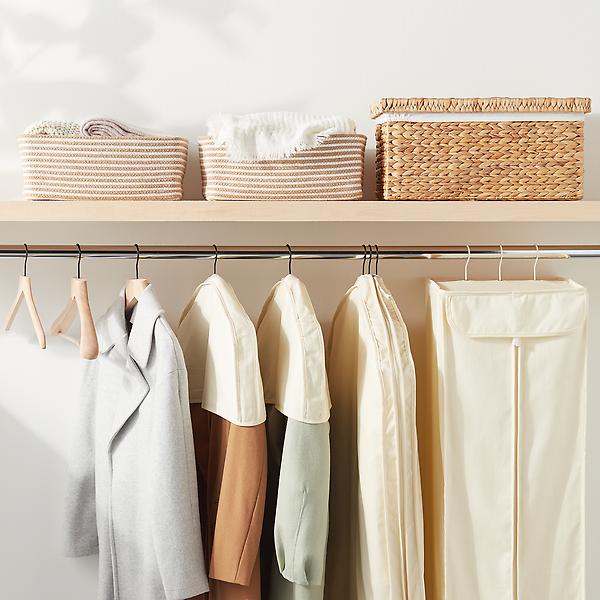 Natural Cotton Hanging Storage Bags | The Container Store