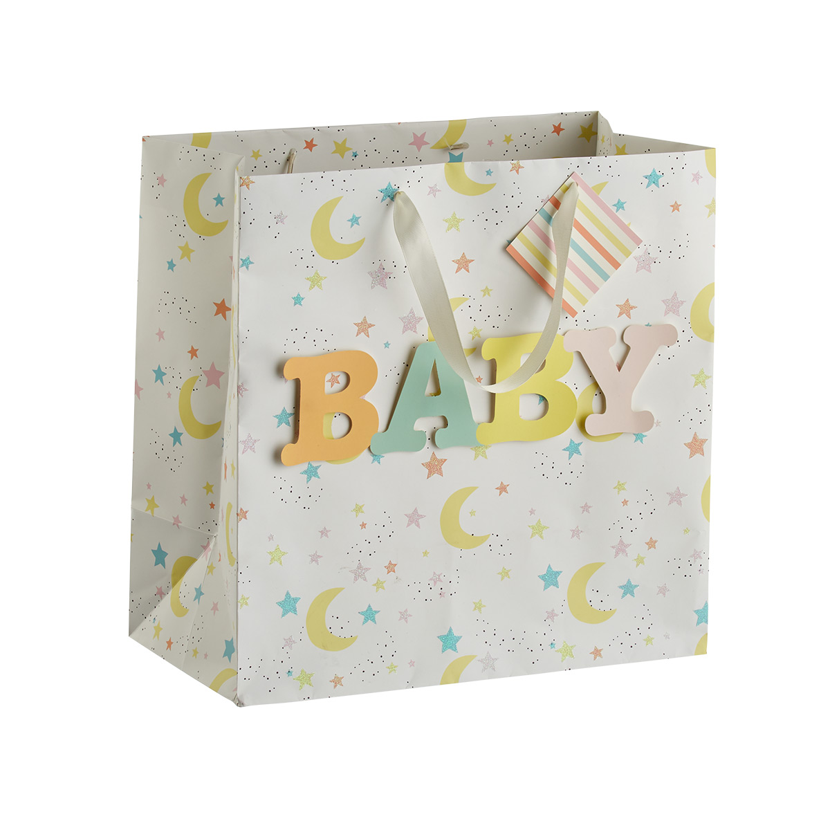 Large Baby Letters Gift Bag | The Container Store