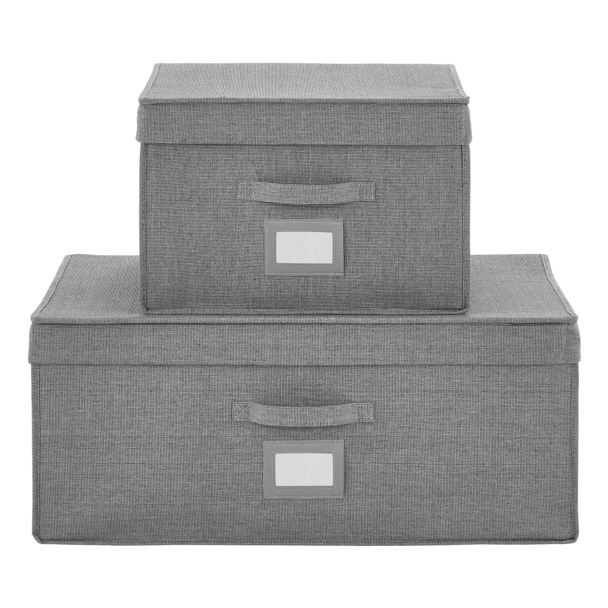 Large Storage Box w/ Vacuum Bag Grey, 25-1/4 x 19-1/4 x 10-1/2 H | The Container Store
