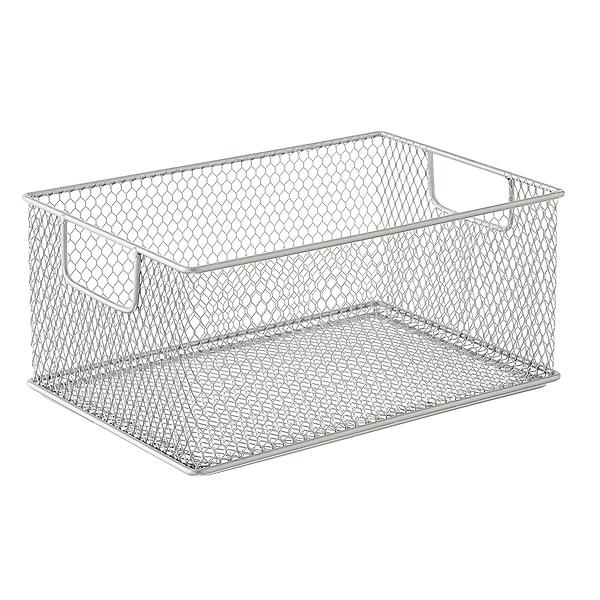 Omaha Steel Mesh Stackable Bins | The Container Store