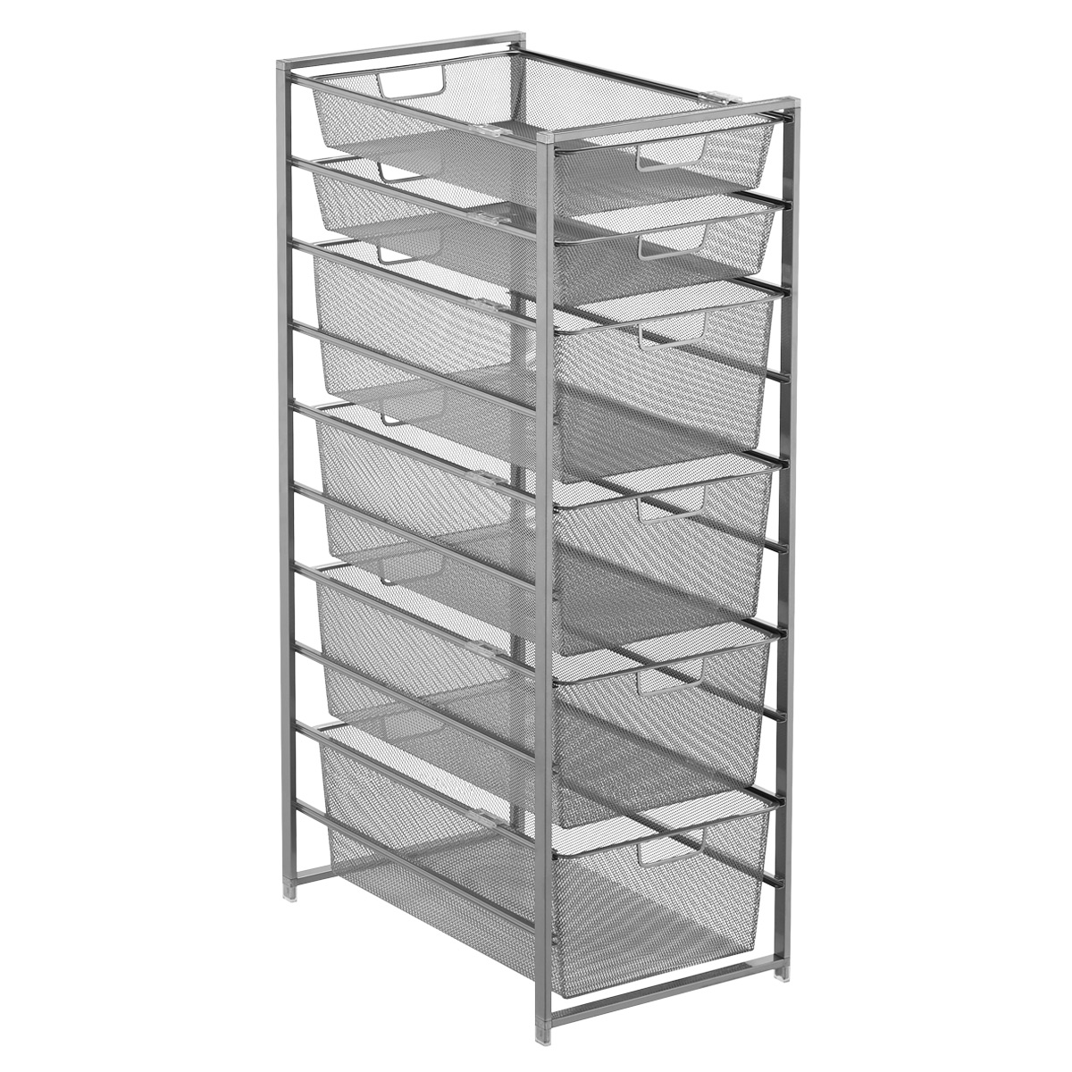 Elfa Platinum Narrow Tall Drawer Solution | The Container Store
