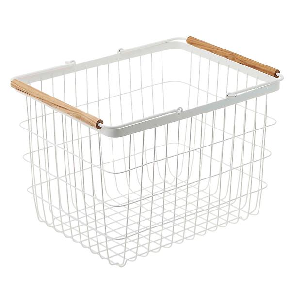 Yamazaki Steel Wire Laundry Basket | The Container Store