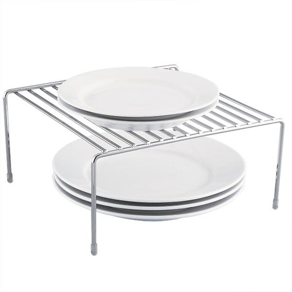 Chrome Dinner Plate Shelf | The Container Store