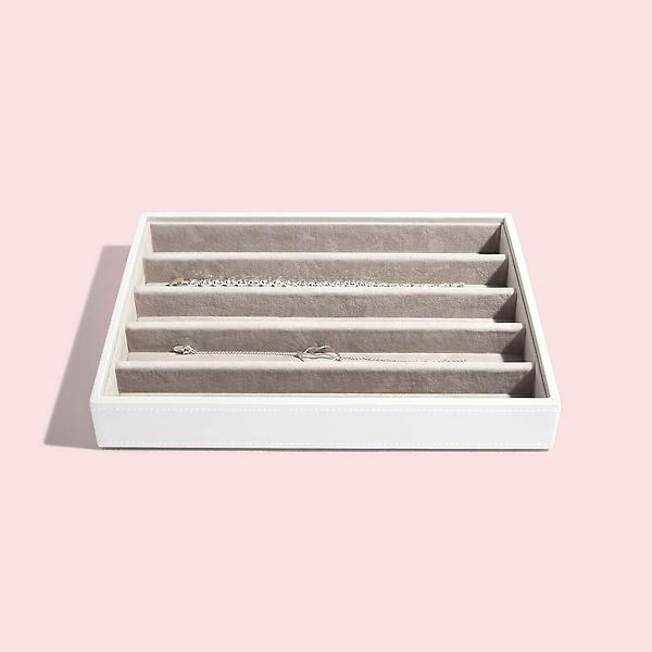 White Classic Stackers Premium Stackable Jewelry Box | The Container Store