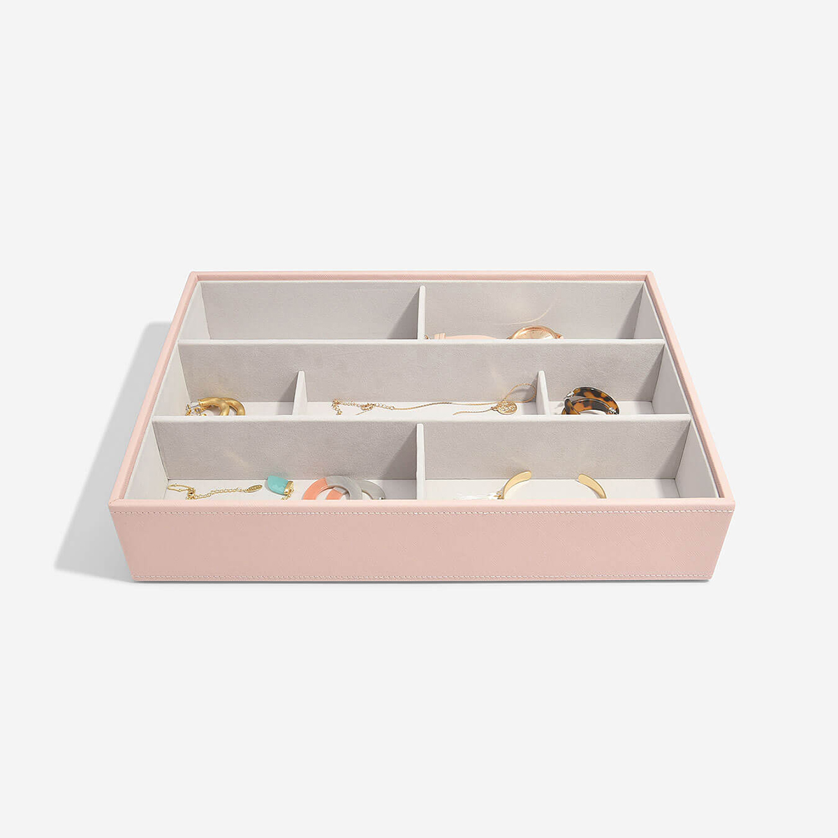 Stackers Blush Supersize Premium Stackable Jewelry Box | The Container Store