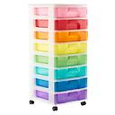 8-Drawer Rolling Cart | The Container Store