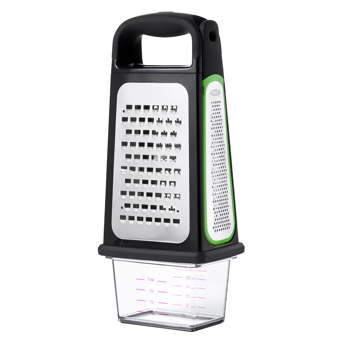 MercerGrates Acid-Etched Box Grater - 4-Sided