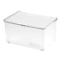 madesmart Frost Stacking Bin with Lid | The Container Store