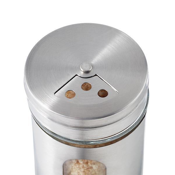 3oz/100ml Glass Spice Shaker Seasoning Jar with Swivel Lid for Salt/Sugar/ Spice and Pepper with Stainless Steel Spice Shaker with Window - China Glass  Seasoning Dispenser and Salt Bottle price