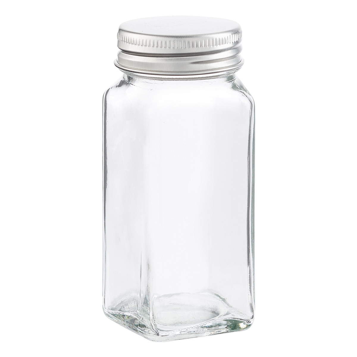 3 oz. Square Spice Jar with Aluminum Lid | The Container Store