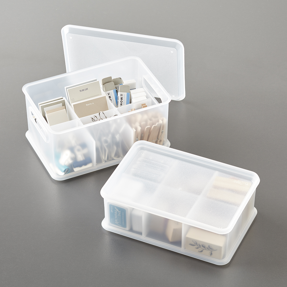 Shimo Lidded Storage Bins | The Container Store