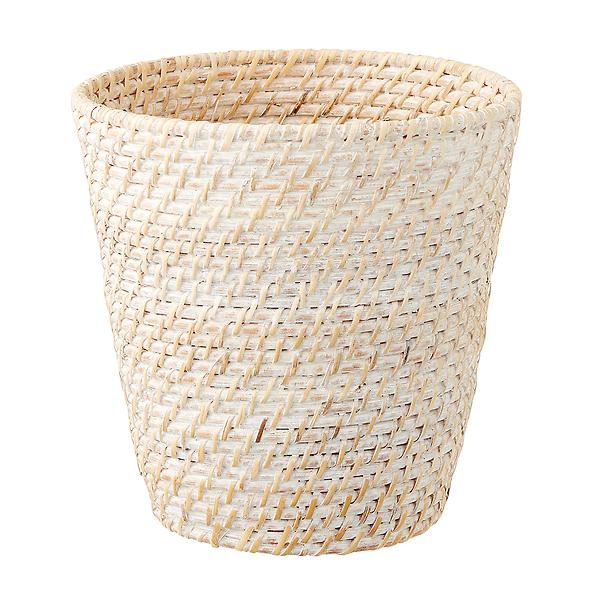 Rattan Wastebasket | The Container Store