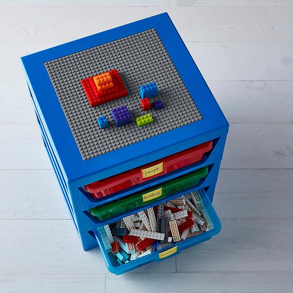 LEGO IRIS 3 Drawer Storage Unit with Sorting Trays Tower Organizer 2012  5000248