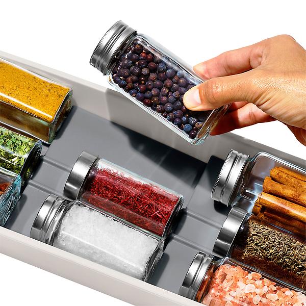 OXO Compact Spice Drawer Organizer | The Container Store