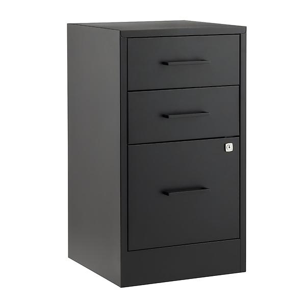 2-Drawer White Locking Filing Cabinet | The Container Store