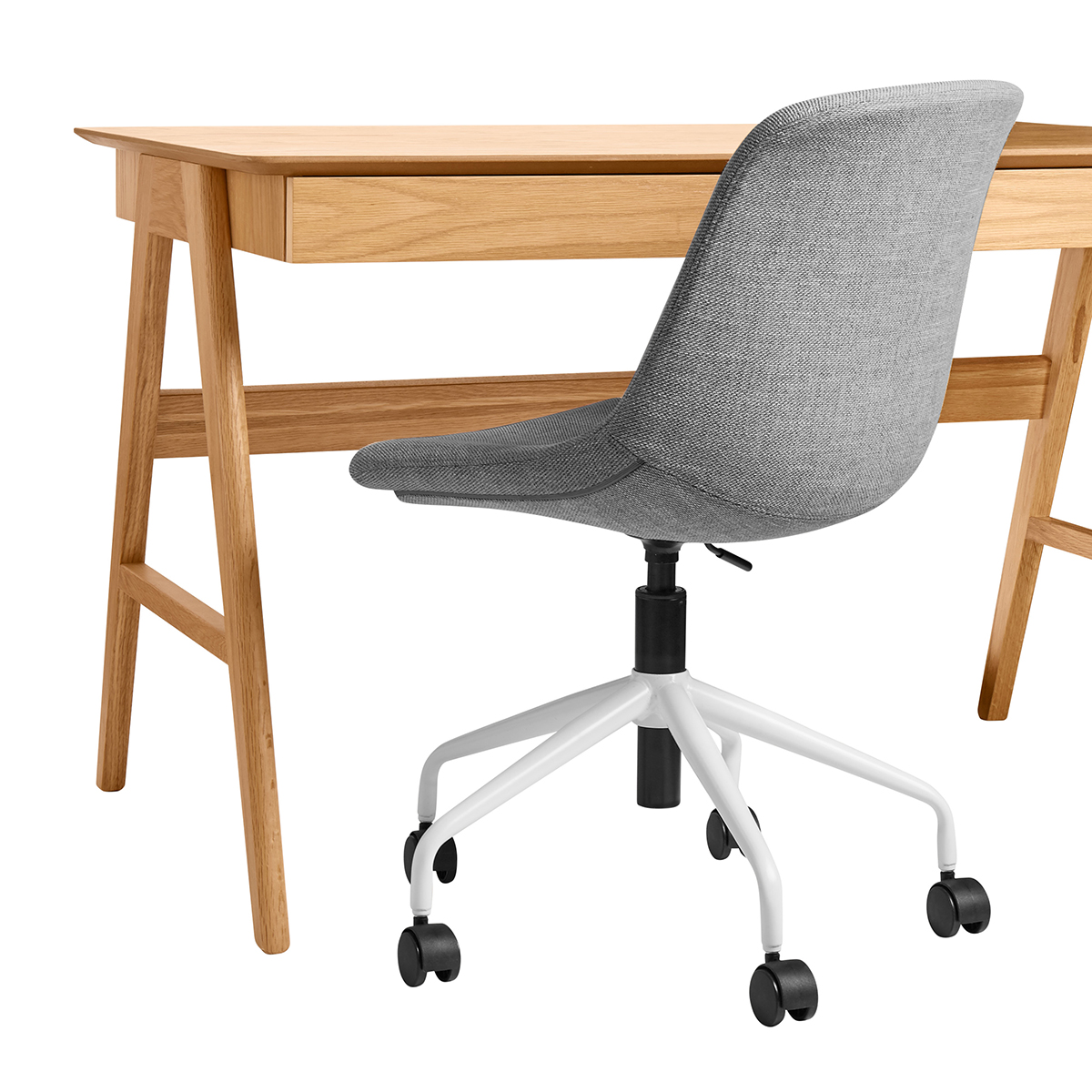 Poppin Rolling Desk Chair | The Container Store