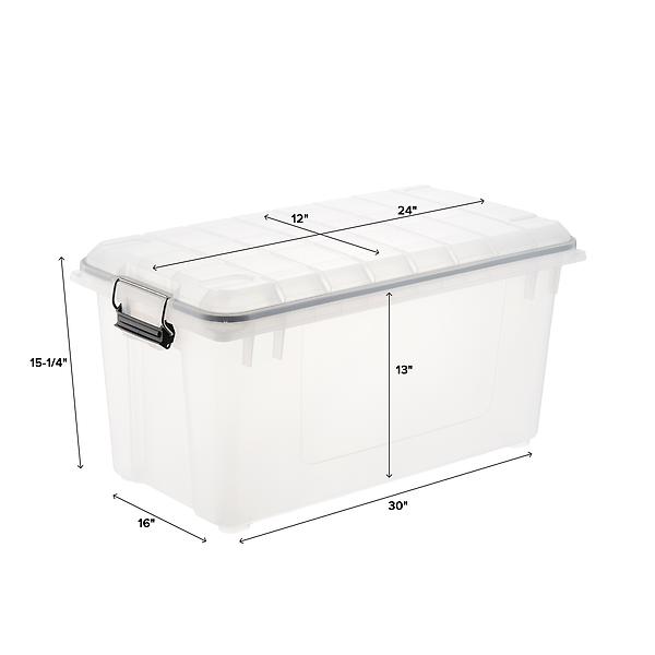 Clear Weathertight Trunk | The Container Store