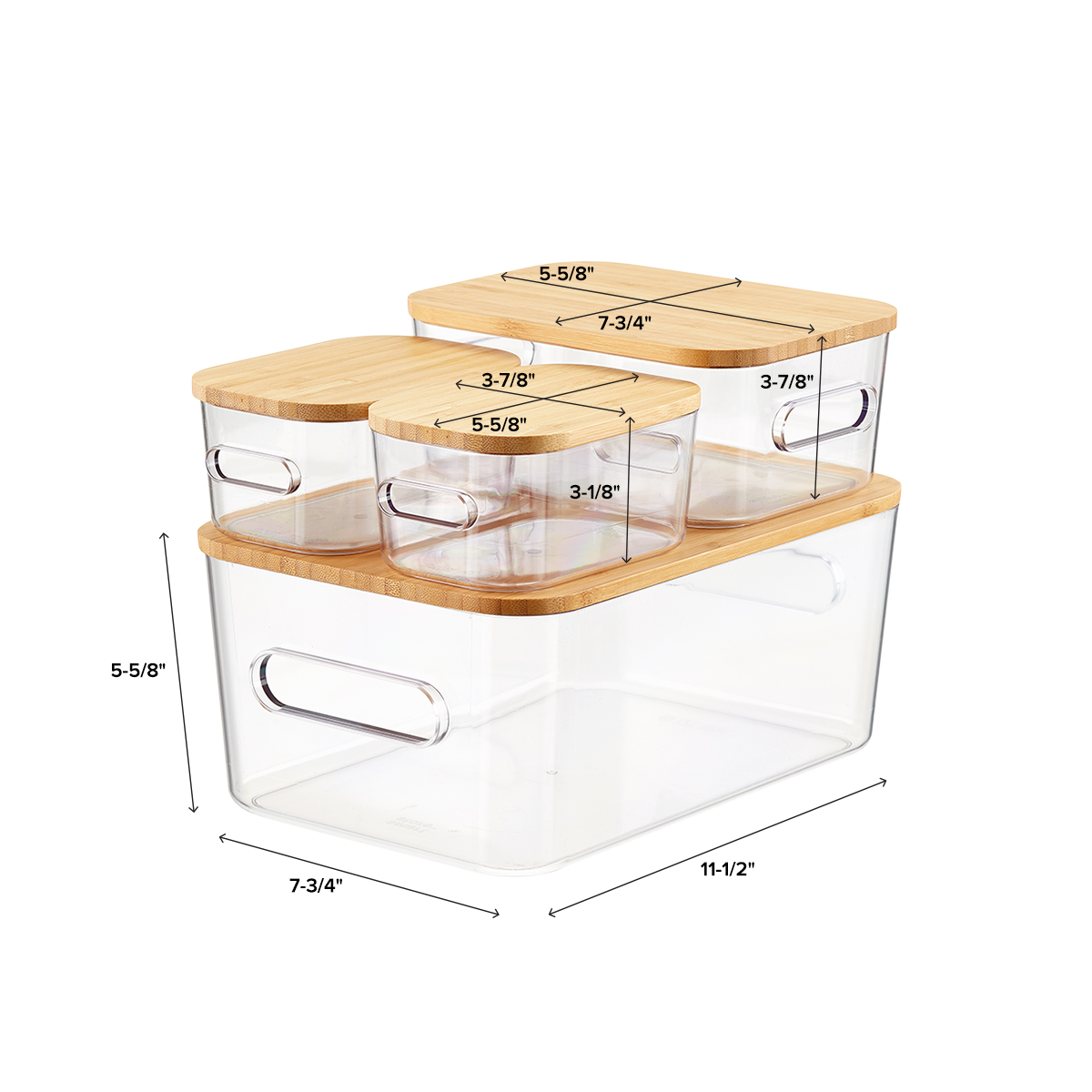 SALE! 6 Pack Plastic Storage Baskets - Small Organizer Boxes for