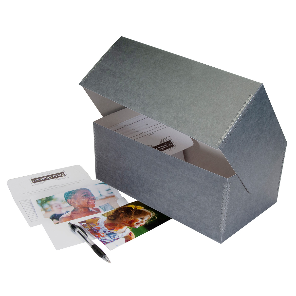 Large Archival Photo Storage Box, 13 x 7-1/2 x 5 H | The Container Store
