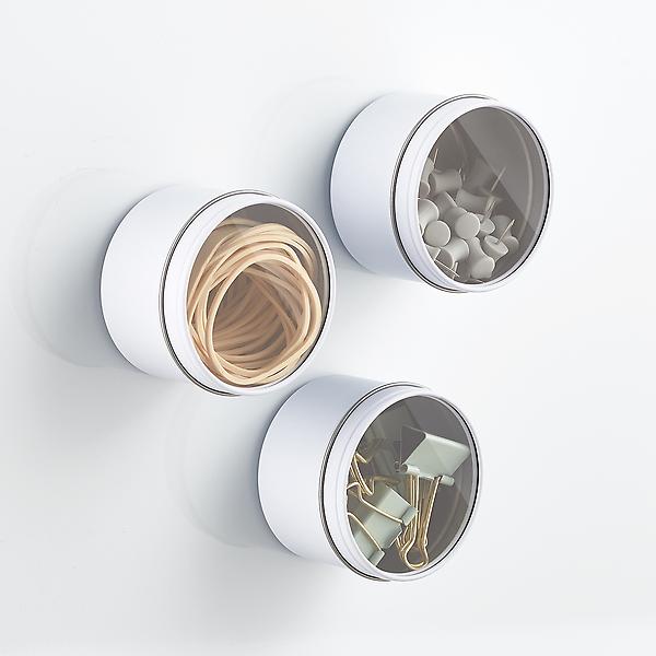 Round Magnetic Tins | The Container Store
