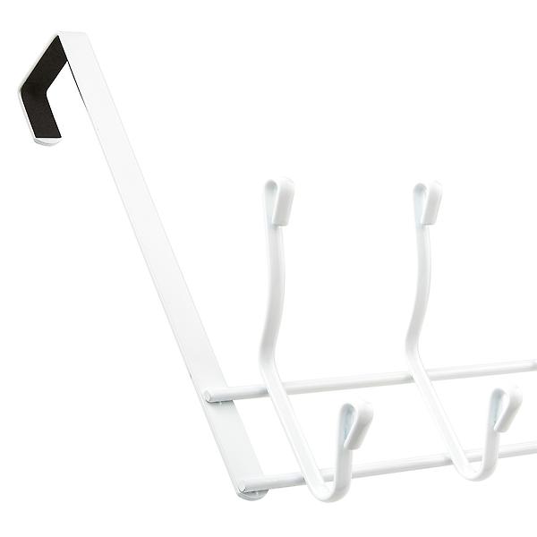 Commercial Overdoor Hooks White Pkg/4, 2-3/4 x 3-1/4 H | The Container Store