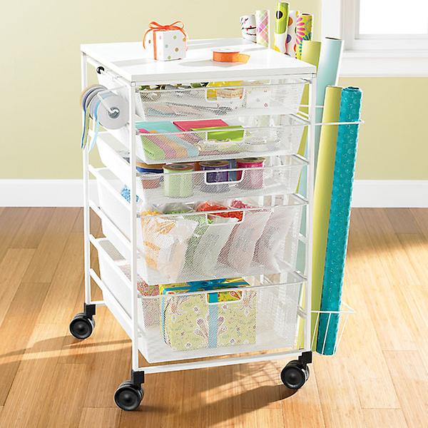 Elfa Gift Wrap Cart | The Container Store