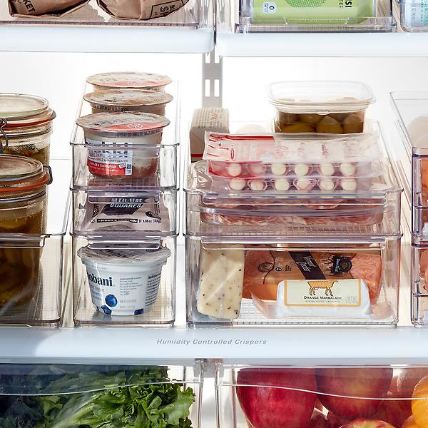 Travelwant Refrigerator Organizer Bins, Organizer Bins Stackable