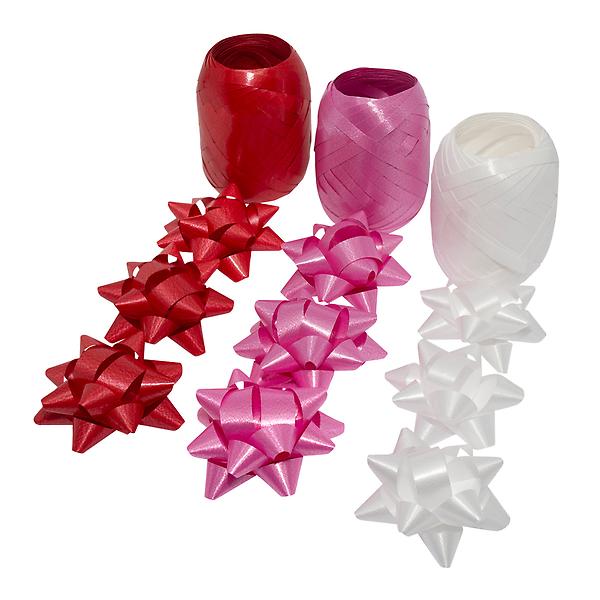 Curling Ribbon & Bows Pkg/12 | The Container Store