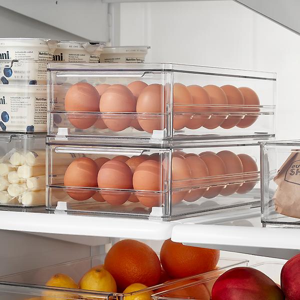 Everything Organizer Collection Egg Holder with Drawer | The Container Store