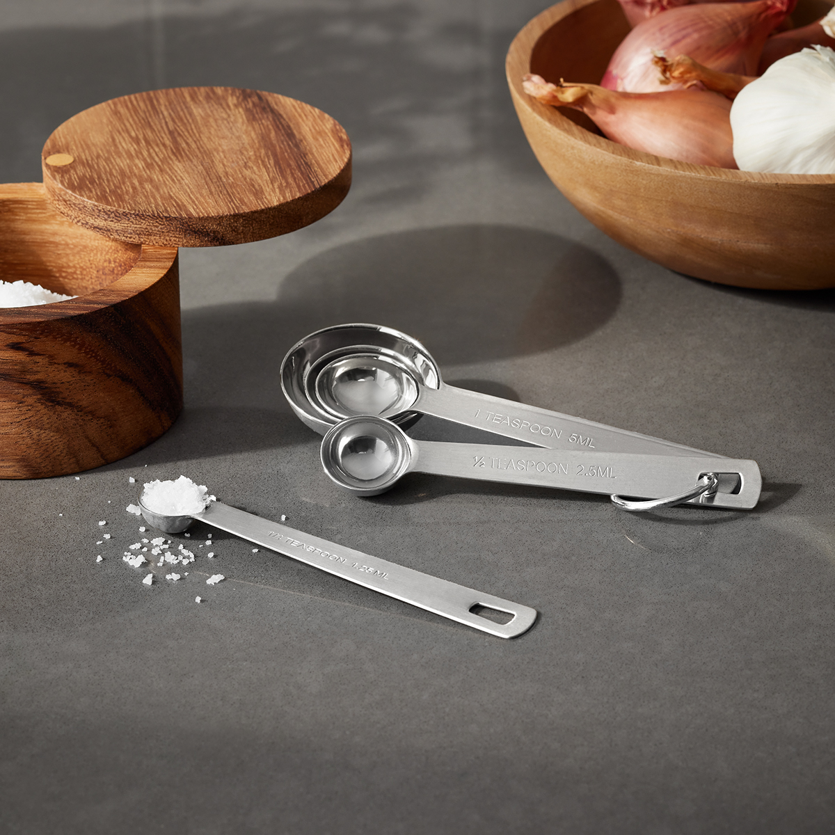 Stainless Steel Measuring Spoon Tablespoon Teaspoon - Bed Bath