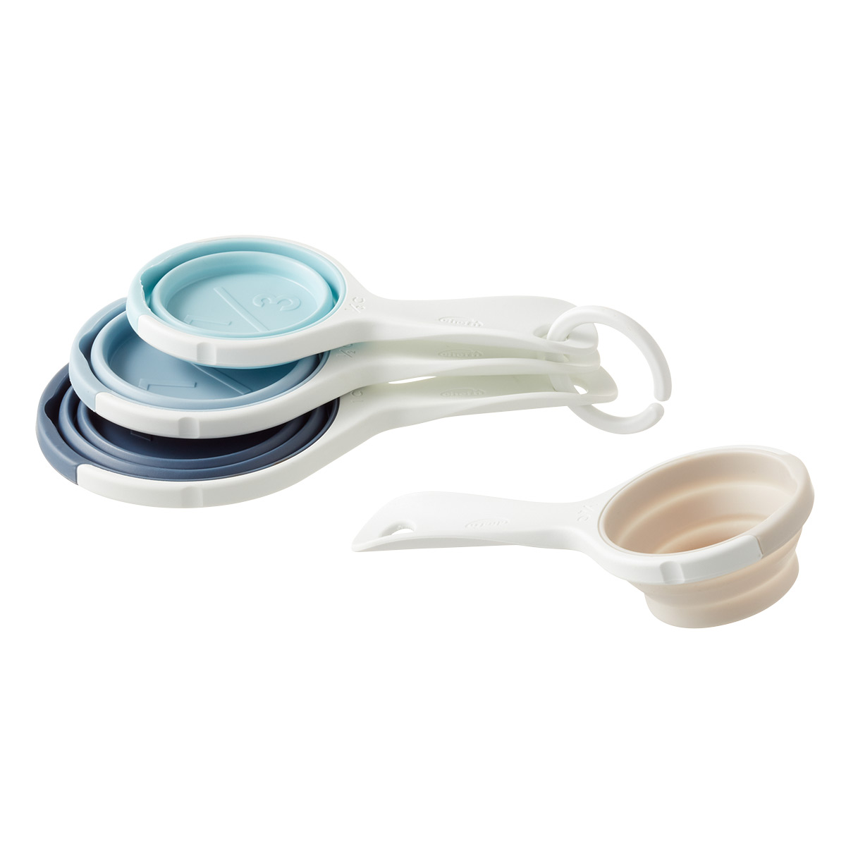  Measuring Cups and Spoons Set, 8 Piece Collapsible