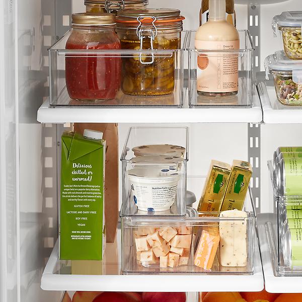 Stacking Fridge Bins Set of 4 | The Container Store
