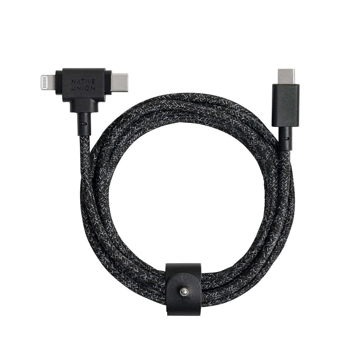 Native Union Belt Cable Duo USB-C to Lightning/USB-C Charing Cable | The  Container Store