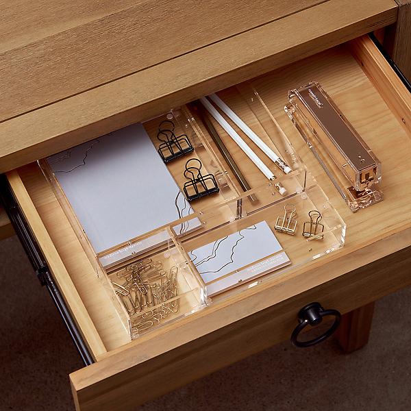 Russel Hazel Acrylic Drawer Organizer | The Container Store