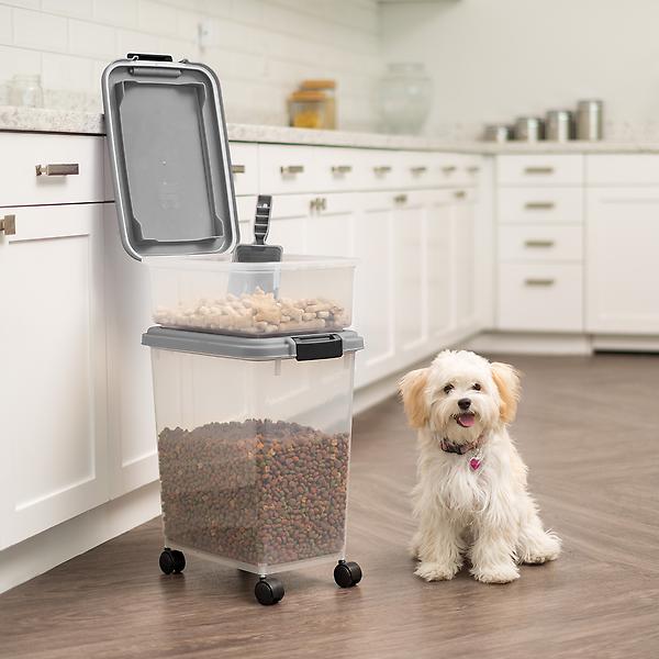 3-Piece Stackable Pet Food Storage Container Combo | The Container Store