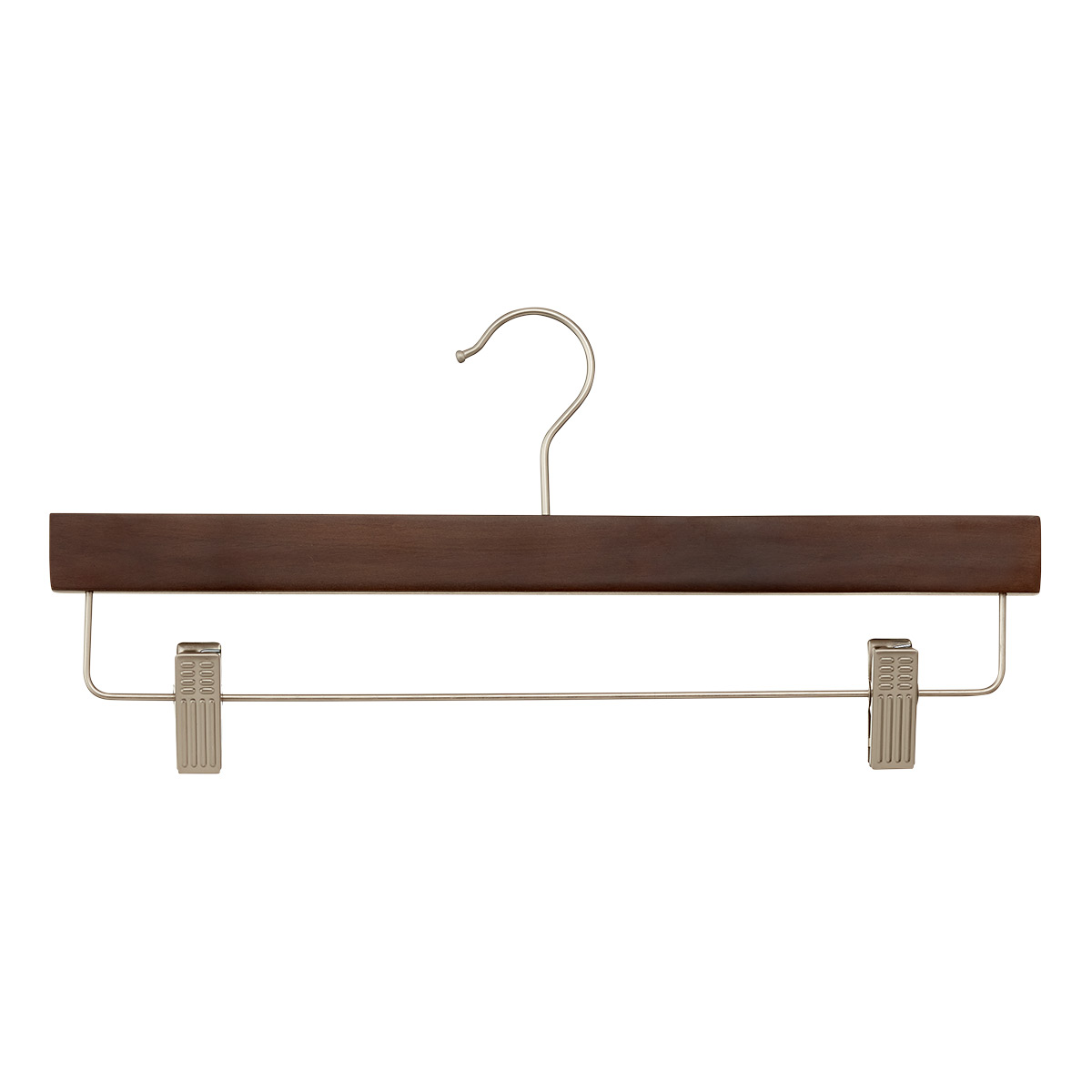 Case of 120 Slim Wooden Shirt Hanger w/ Notches Lotus, 17-3/8 x 1/4 x 9-3/8 H | The Container Store