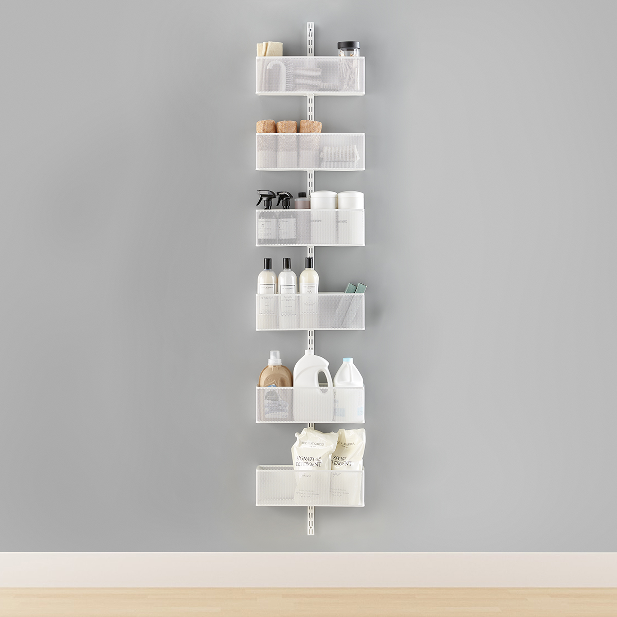Elfa Utility Large Wall-Mounted Rack | The Container Store
