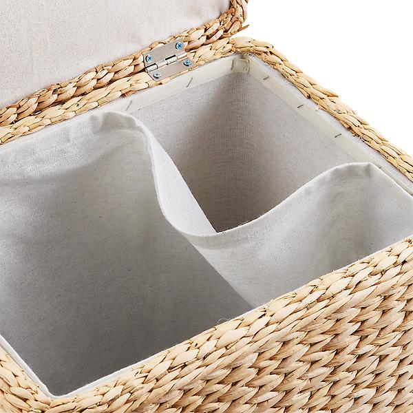 The Container Store Artisan Rush Laundry Hamper | The Container Store