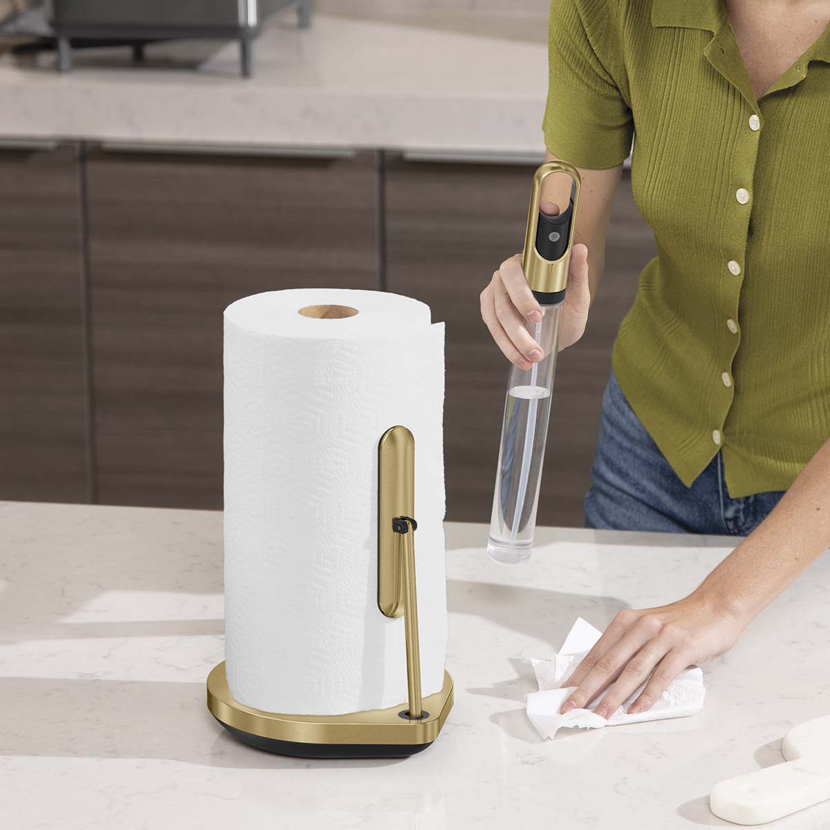 simplehuman Paper Towel Pump | The Container Store