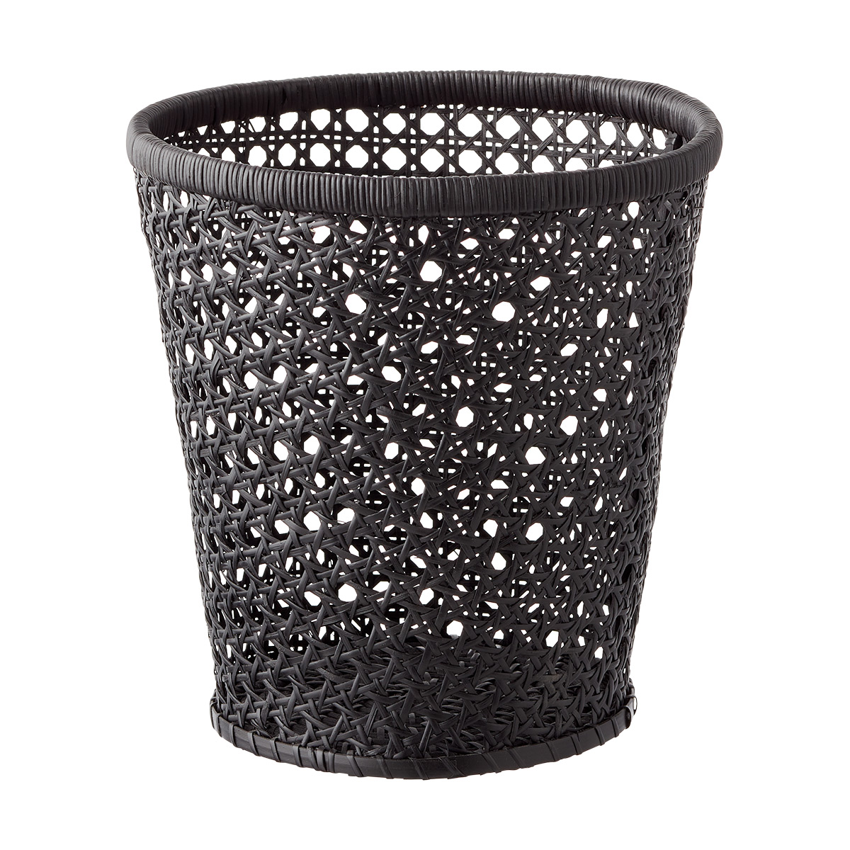 Albany Rattan Trash Can | The Container Store