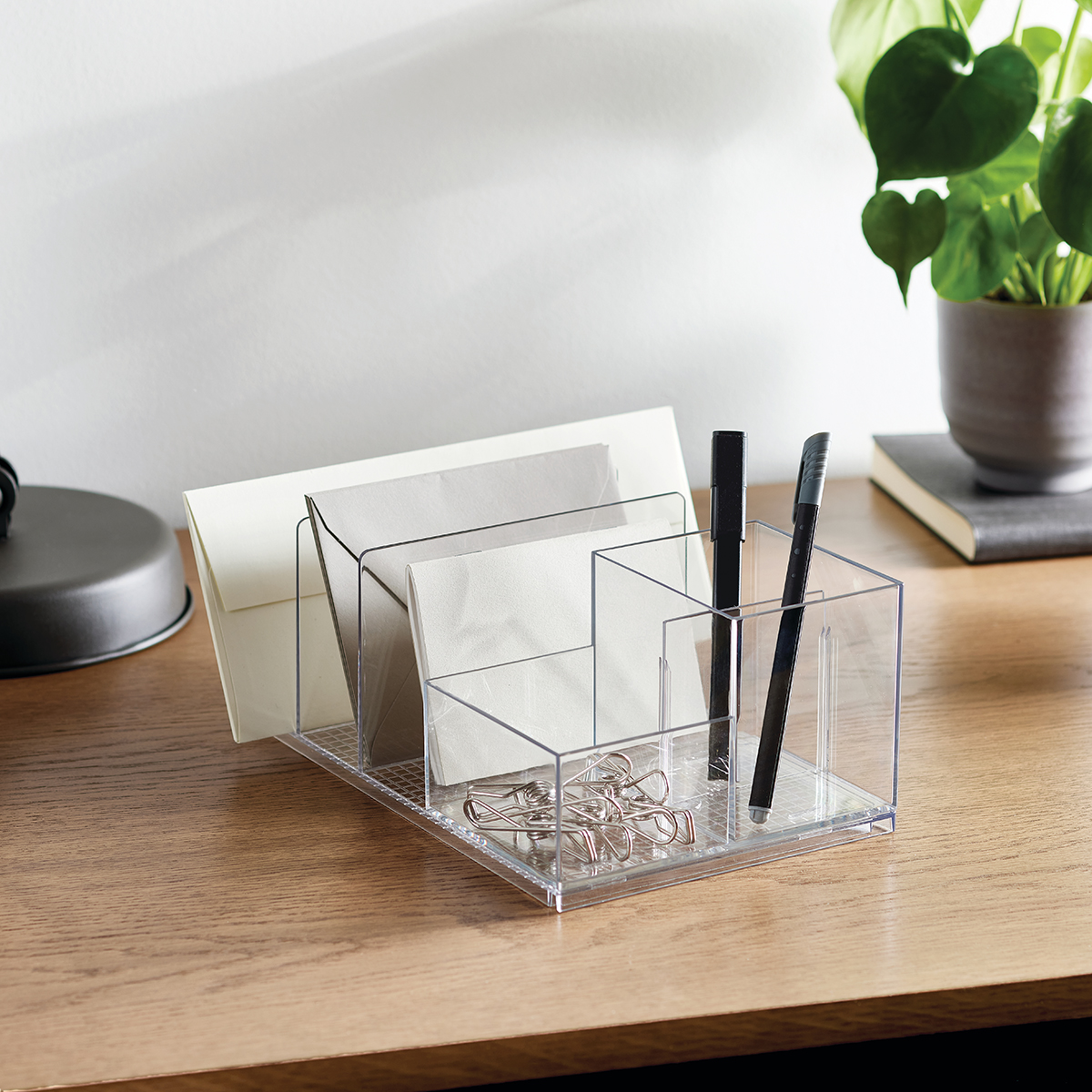 Everything Organizer Small Desktop Accessory Organizer | The Container Store