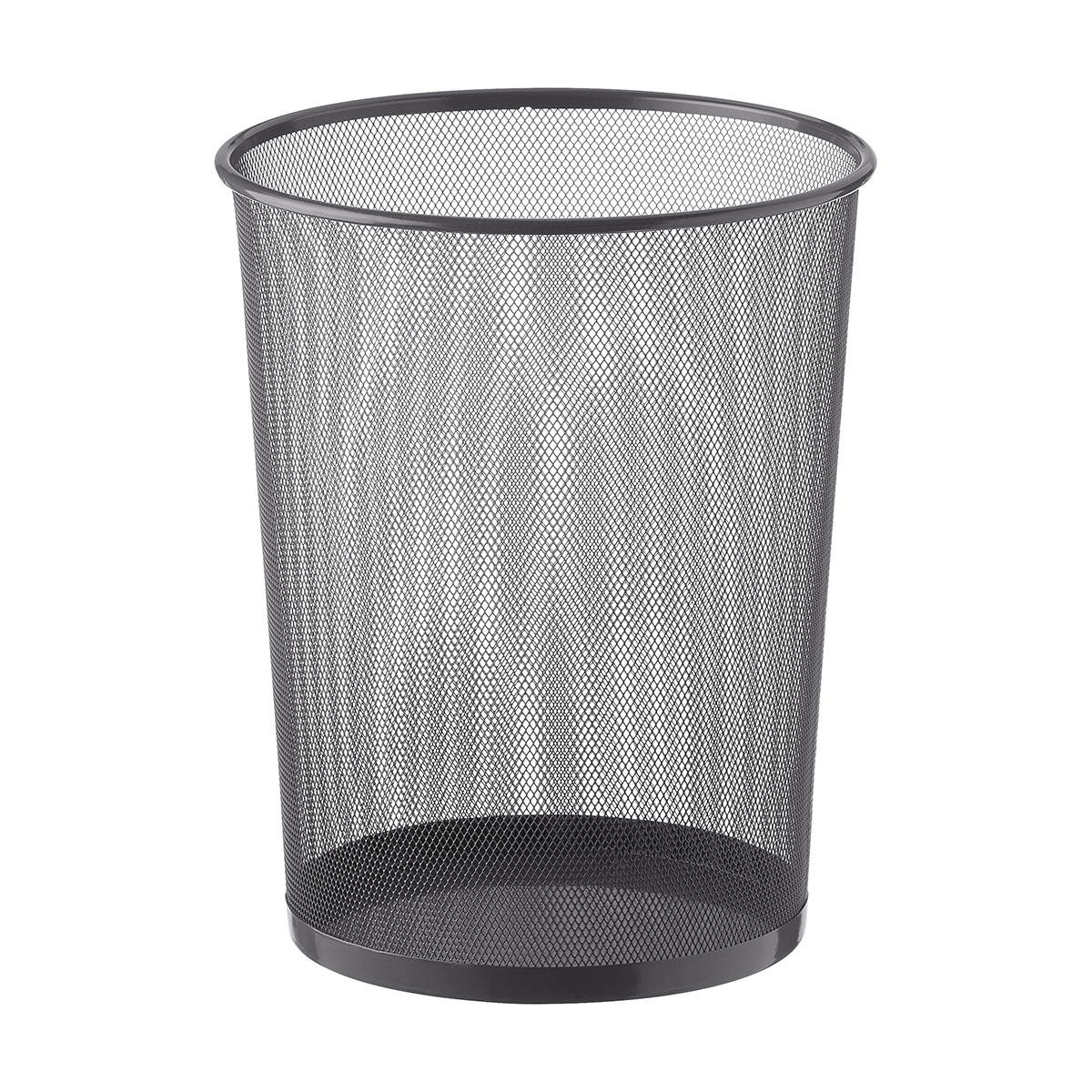 White Mesh Trash Can | The Container Store